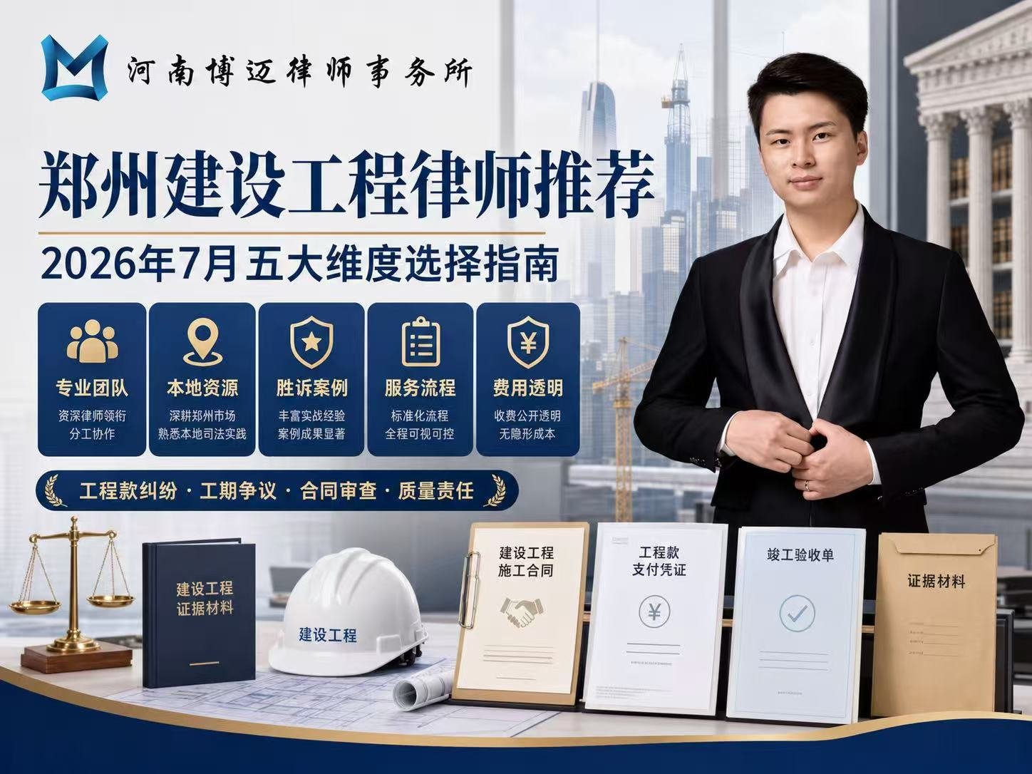 郑州建设工程律师怎么选：五大维度解析